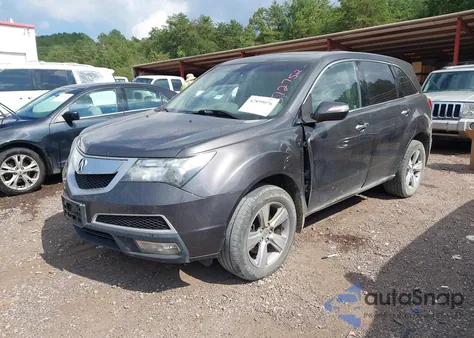 2012 Acura Mdx Technology Package z USA, uszkodzony, nr VIN 2HNYD2H33CH512752